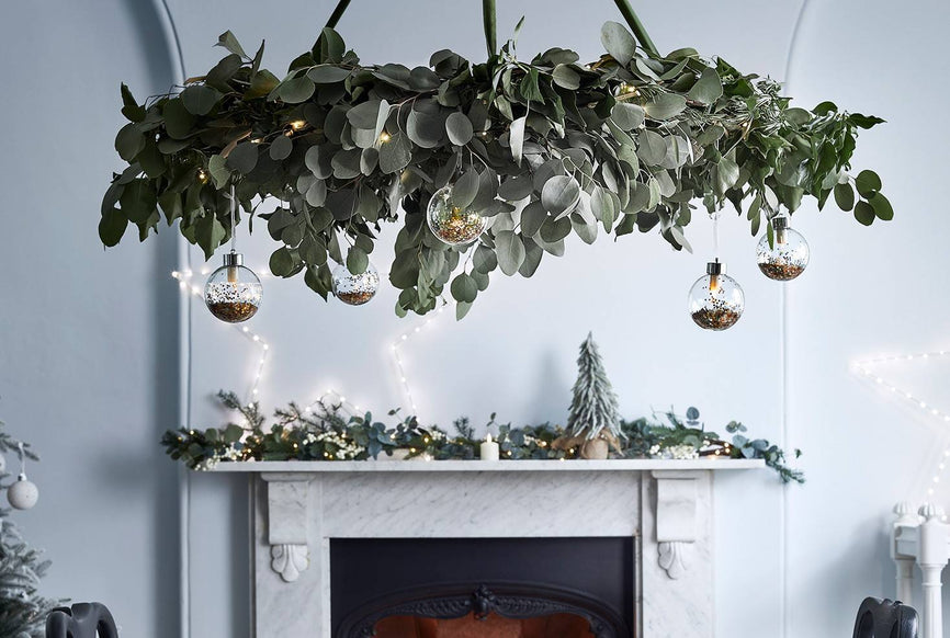 DIY Tischkranz für Weihnachten