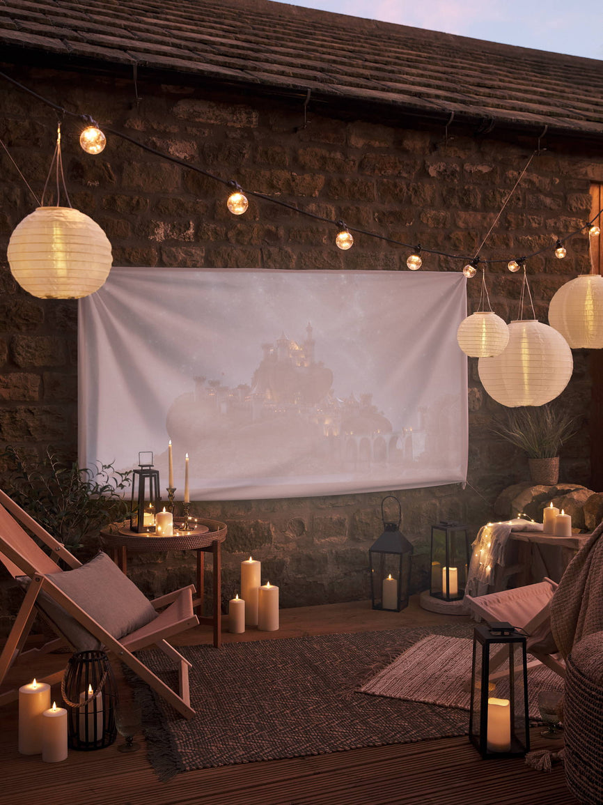 Open-Air-Kino  im Garten - So einfach geht's!