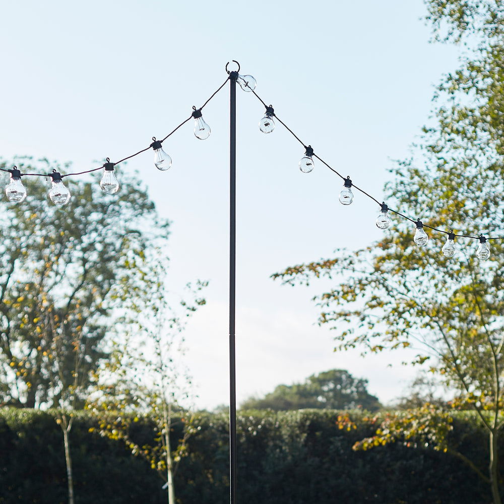 5er Party Lichterketten Mast 2,75m