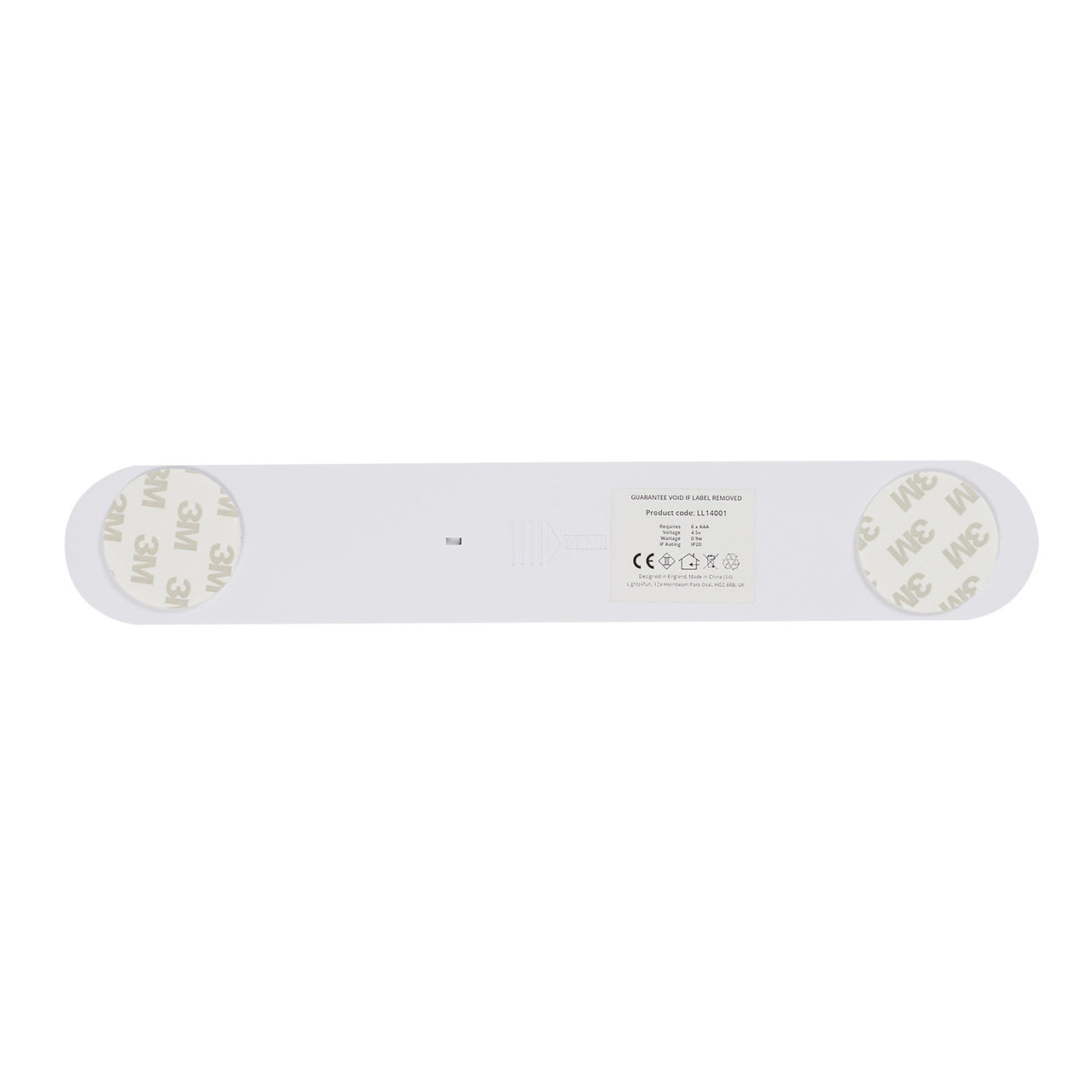 LED Touch Leuchtleisten 2er Set warmweiß Batteriebetrieb 28cm