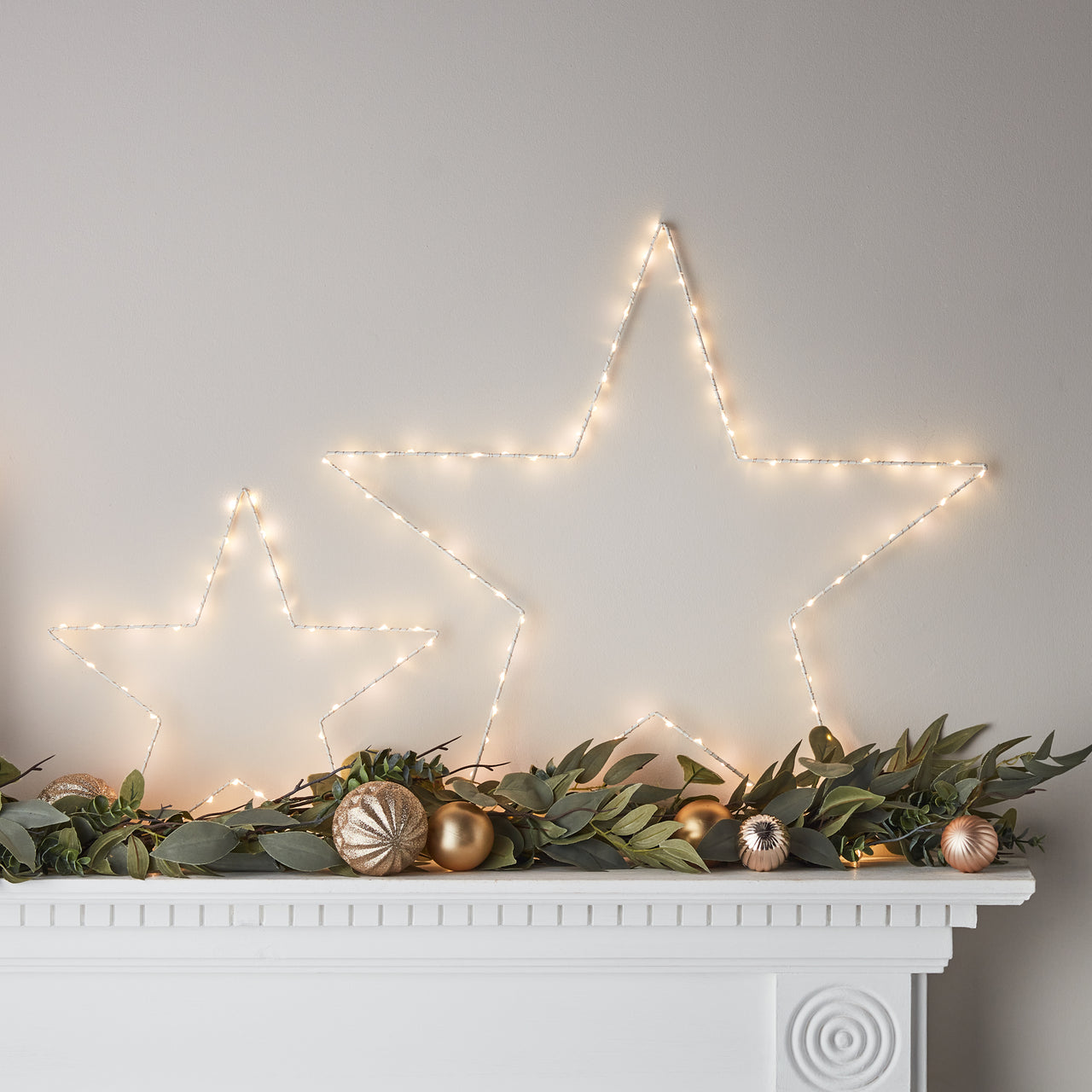 Bundle aus zwei batteriebetriebenen Osby LED-Leuchtsternen