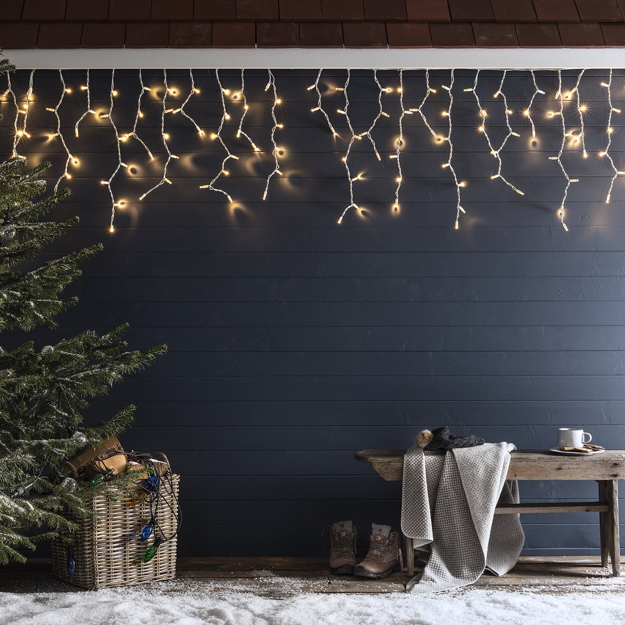 Pro Connect 18m 900er LED Eiszapfen-Lichterkette IP67