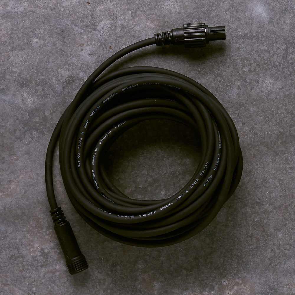 Schwarzes Pro Connect Verlängerungskabel 5 Meter