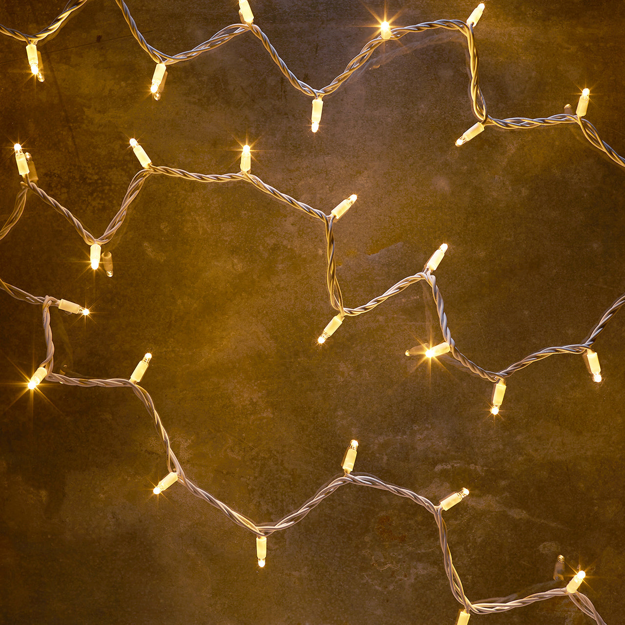 Pro Connect 25m 250er LED Lichterkette warmweiß koppelbar weißes Kabel IP67