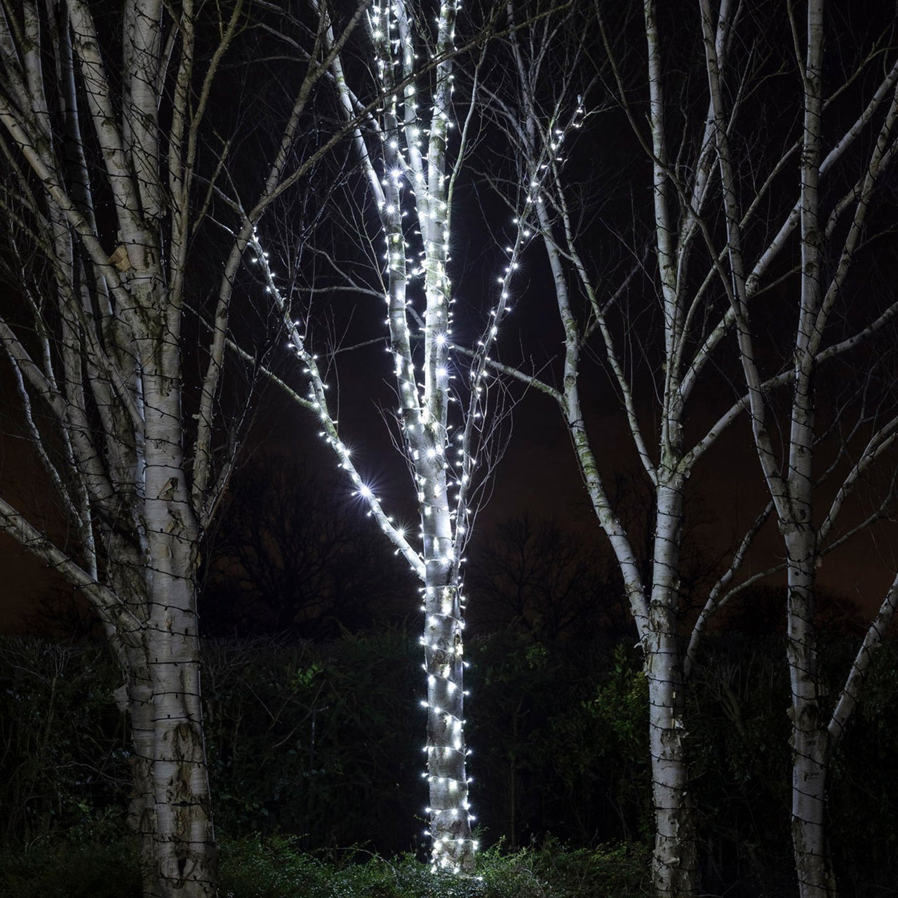 Pro Connect IP67, 10m 100er LED Lichterkette weiß koppelbar weißes Kabel