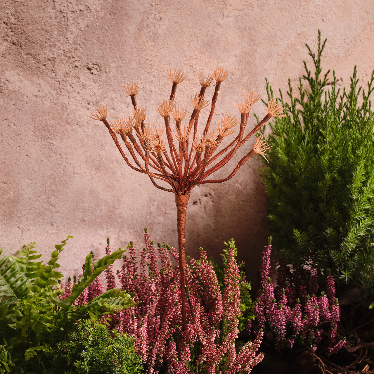 Solar-Gartenstecker Pusteblume mit 25 warmweißen LEDs