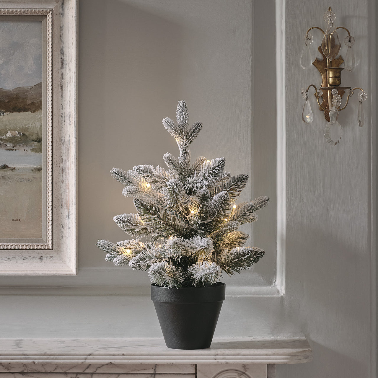 Leuchtendes Weihnachts-Deko-Set für das Fenster