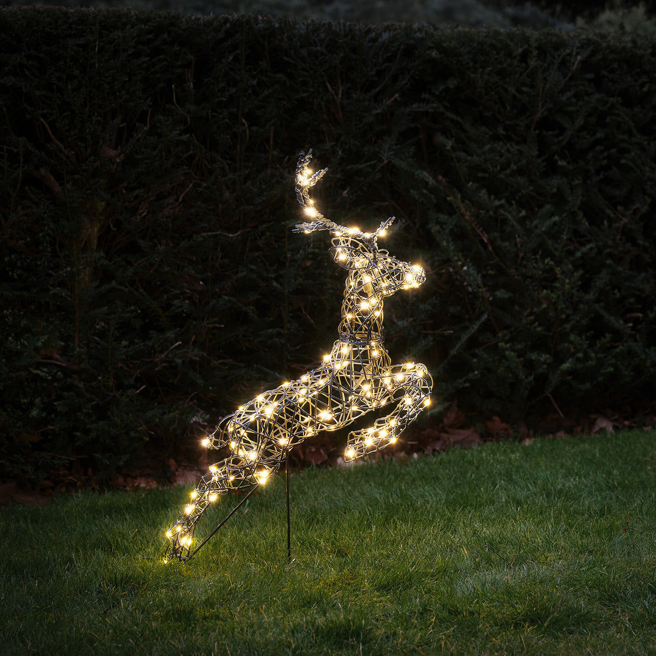 Springendes LED-Rentier Hirsch M Harlow
