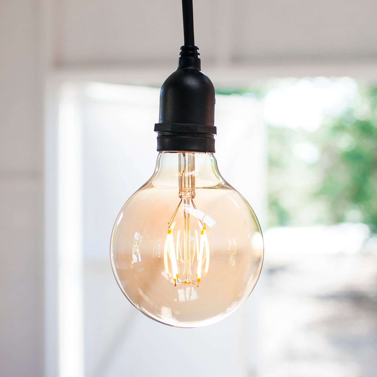Große Globe LED Vintage Glühbirne E27 1W