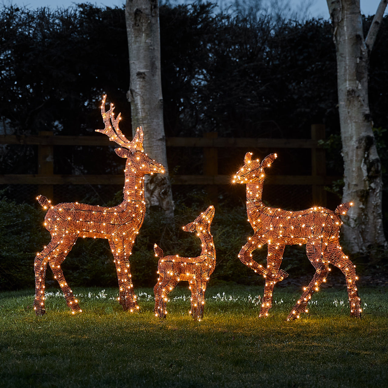 Braunes LED-Rentier Hirsch Harewood