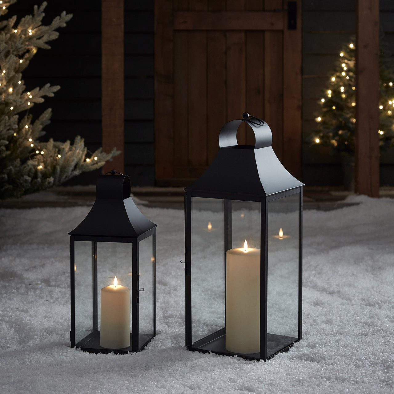 45cm Albury Gartenlaterne mit TruGlow® Outdoor Kerze