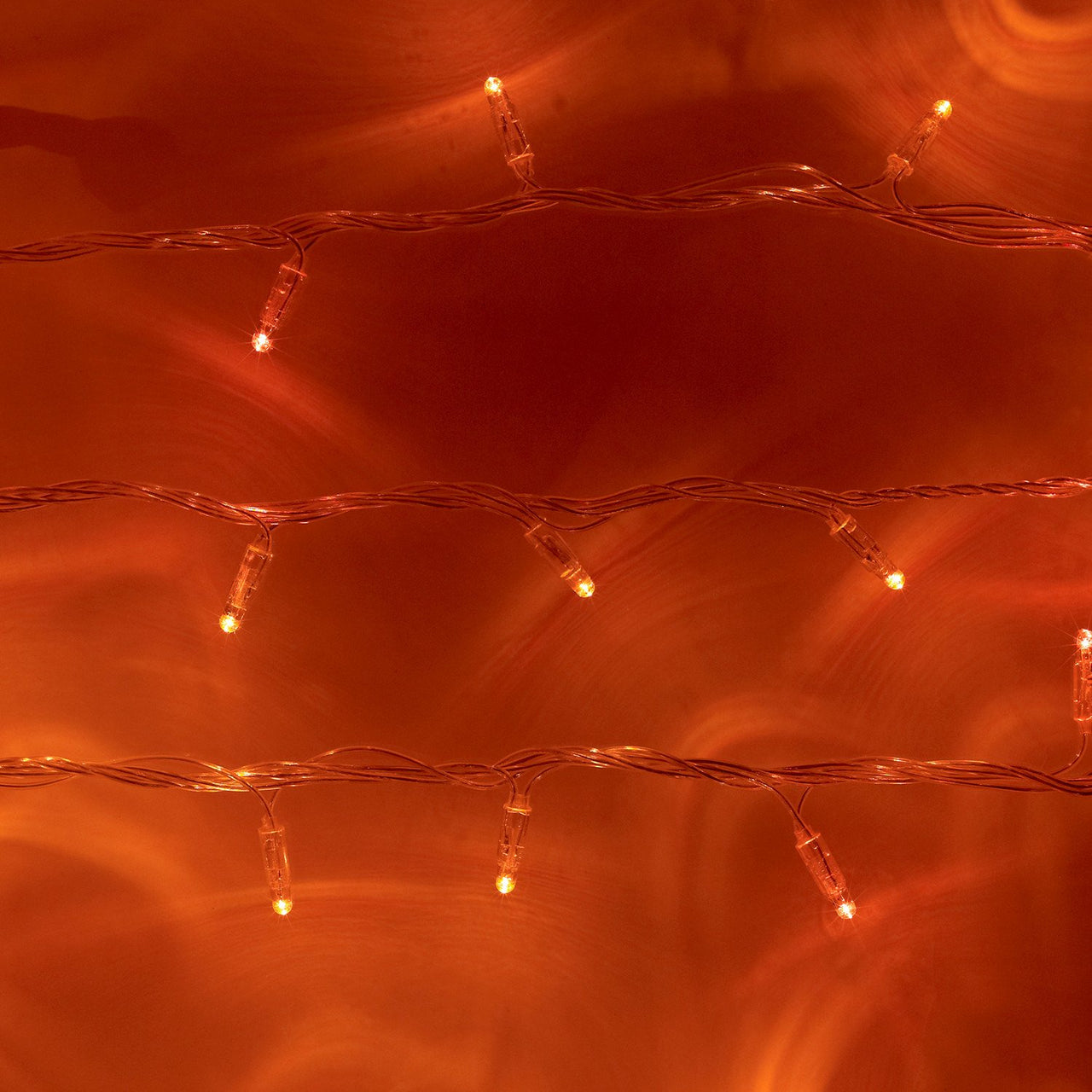 Core Connect 30m 300er LED Lichterkette orange koppelbar transparentes Kabel