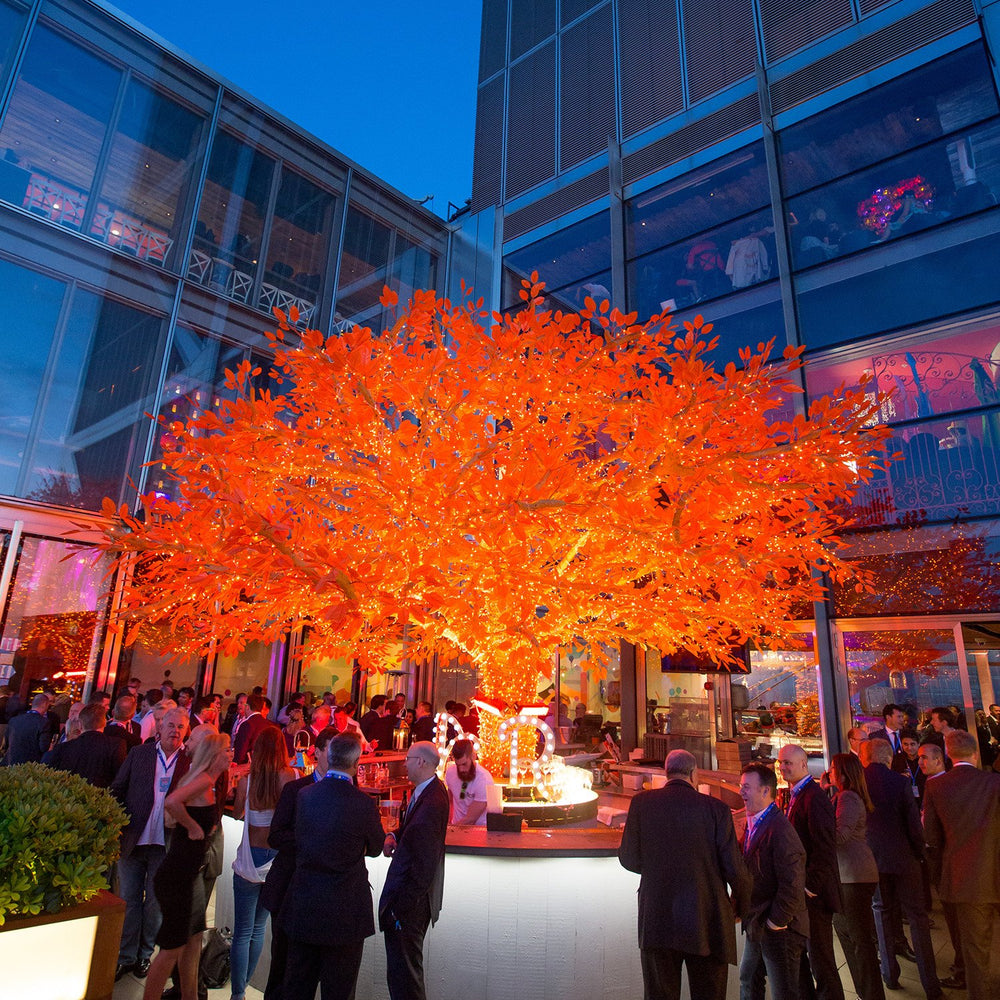 Core Connect 30m 300er LED Lichterkette orange koppelbar transparentes Kabel