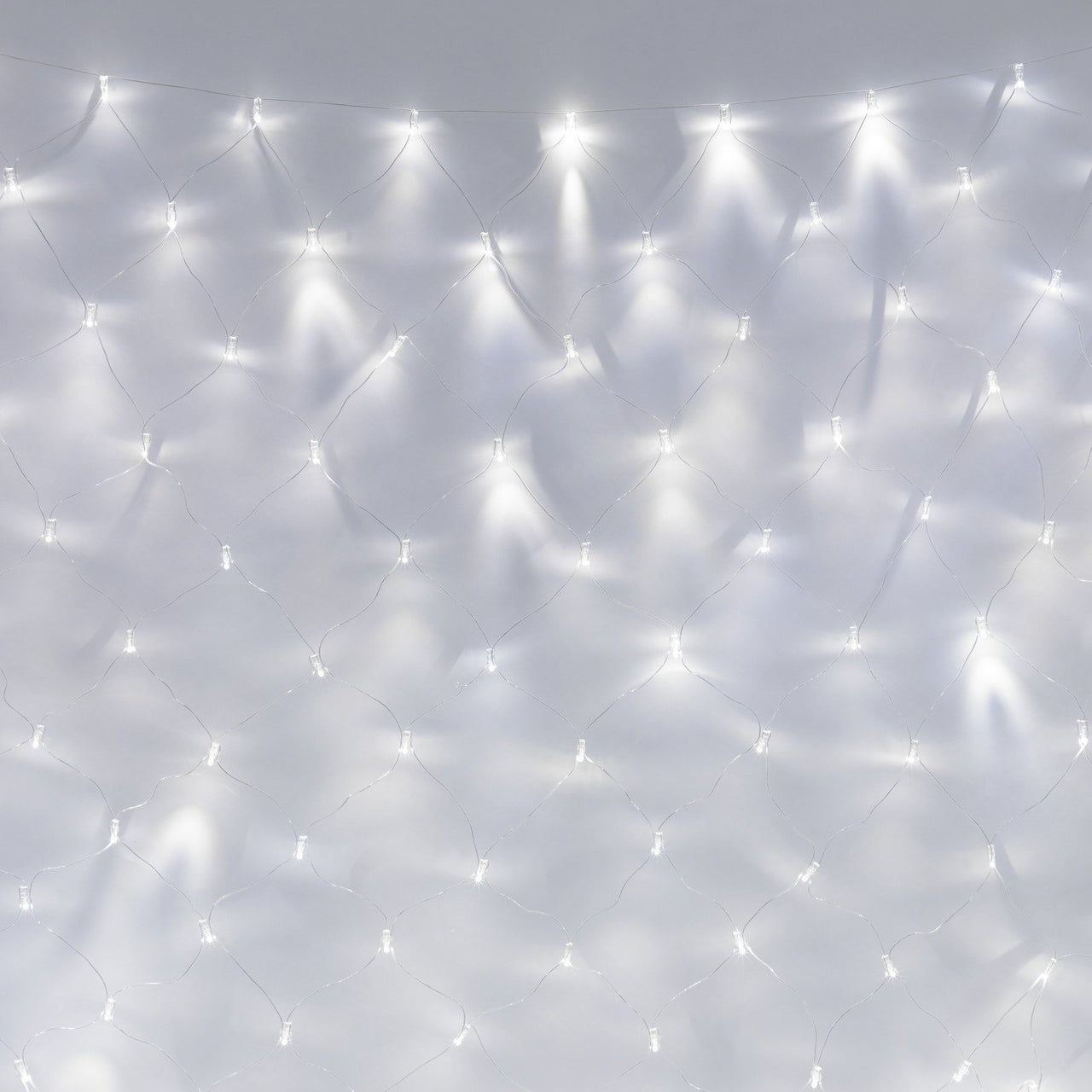 Core Connect 4m x 2m 280er LED Lichternetz weiß koppelbar transparentes Kabel