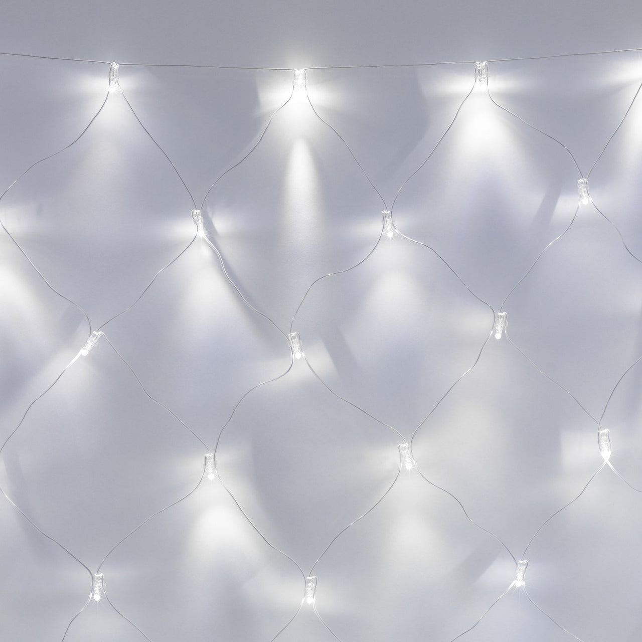Core Connect 10m x 2m 700er LED Lichternetz weiß koppelbar transparentes Kabel