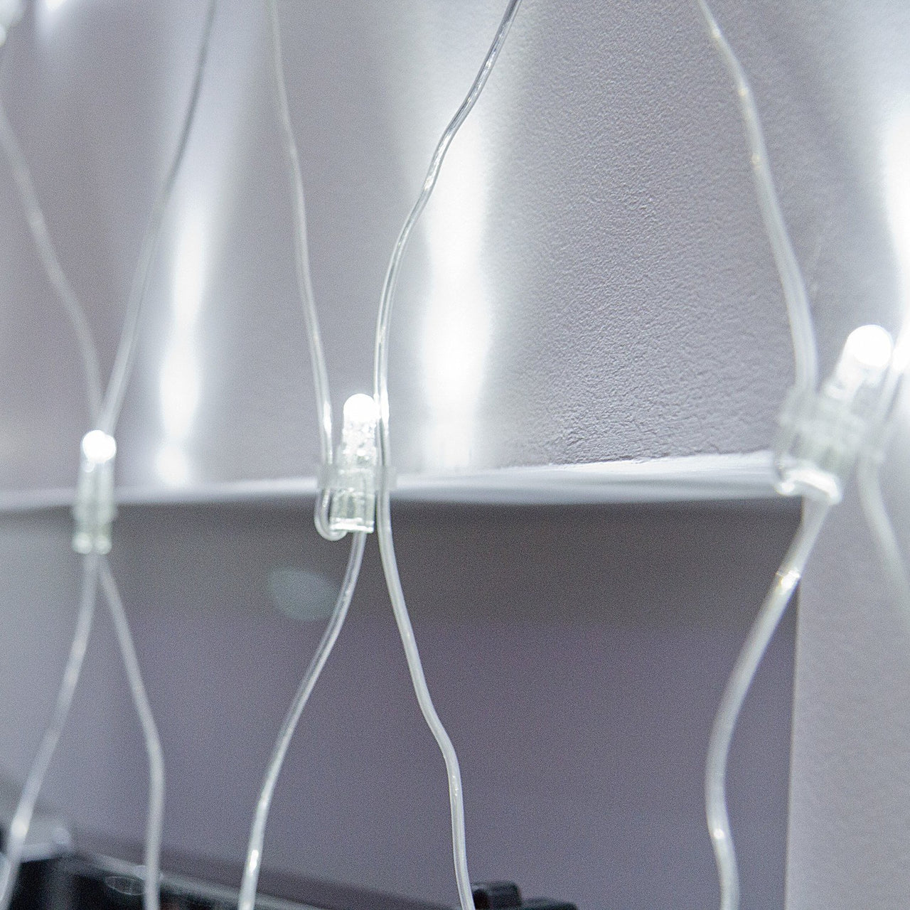 Core Connect 4m x 2m 280er LED Lichternetz weiß koppelbar transparentes Kabel