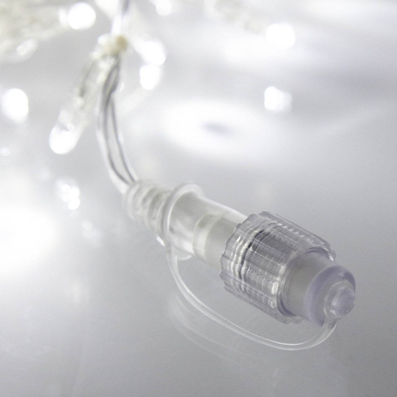 Core Connect 8m x 2m 560er LED Lichternetz weiß koppelbar transparentes Kabel