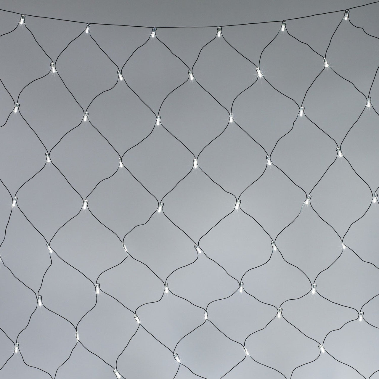 Core Connect 10m x 2m 700er LED Lichternetz weiß koppelbar grünes Kabel
