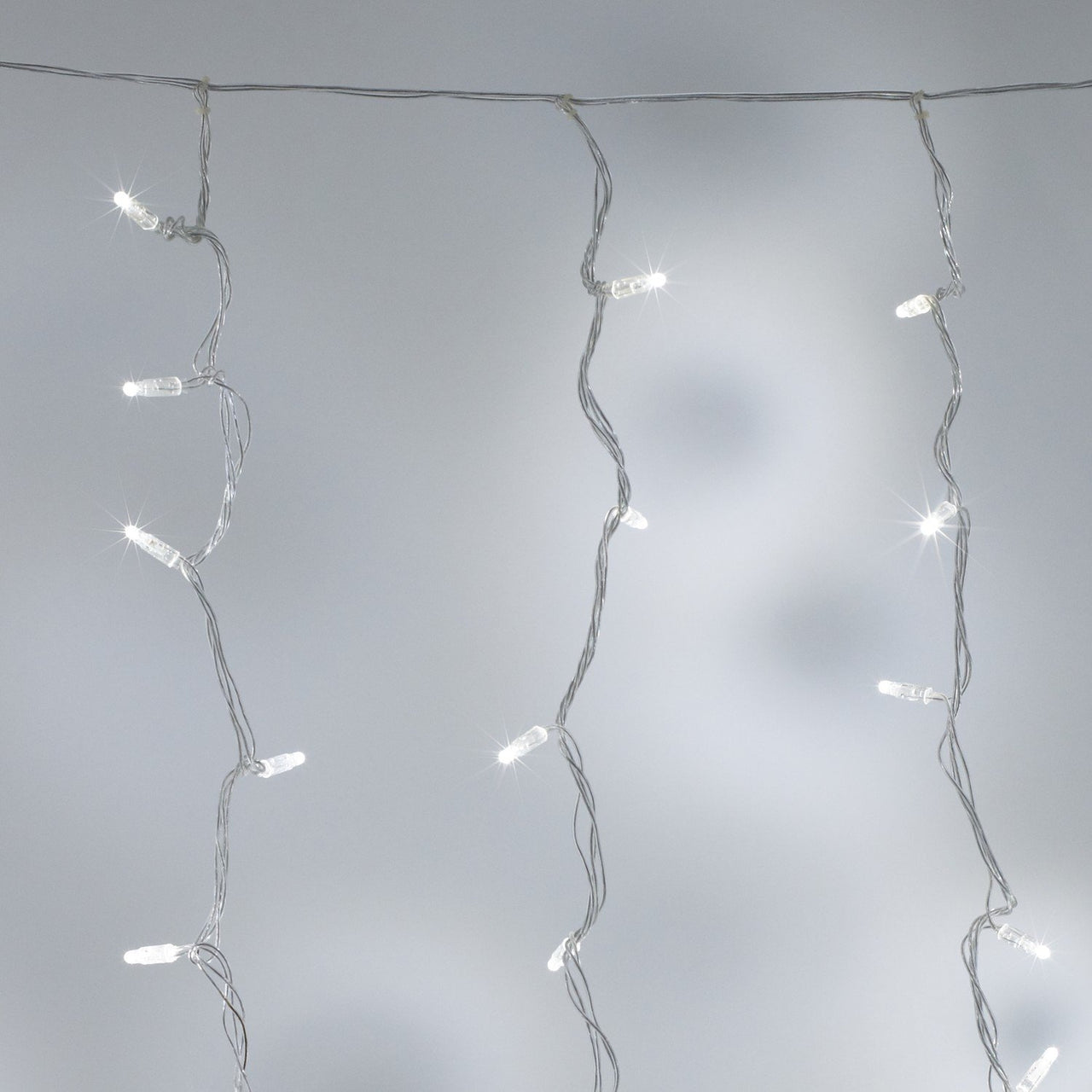 Core Connect 4m x 2m 384er LED Lichtervorhang weiß koppelbar transparentes Kabel